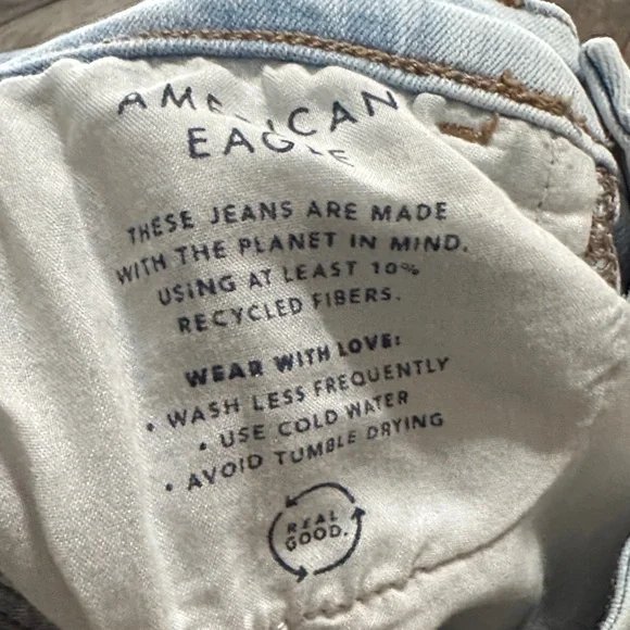 American Eagle Outfitters Pale Blue Skinny Jeans - Picture 6 of 7